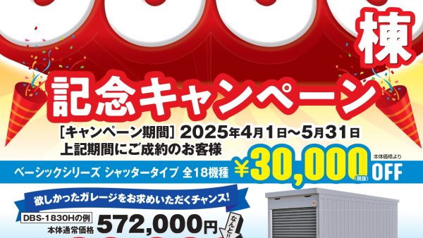 DAYTONAガレージキャンペーン 当店にて好評受付中！