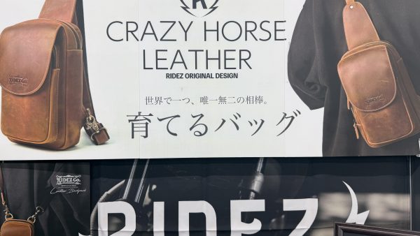 RIDEZレザーバッグが新入荷！！
